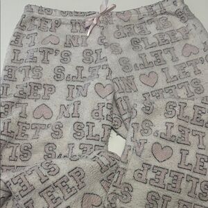 Cozy Pink and Gray Pajama Pants